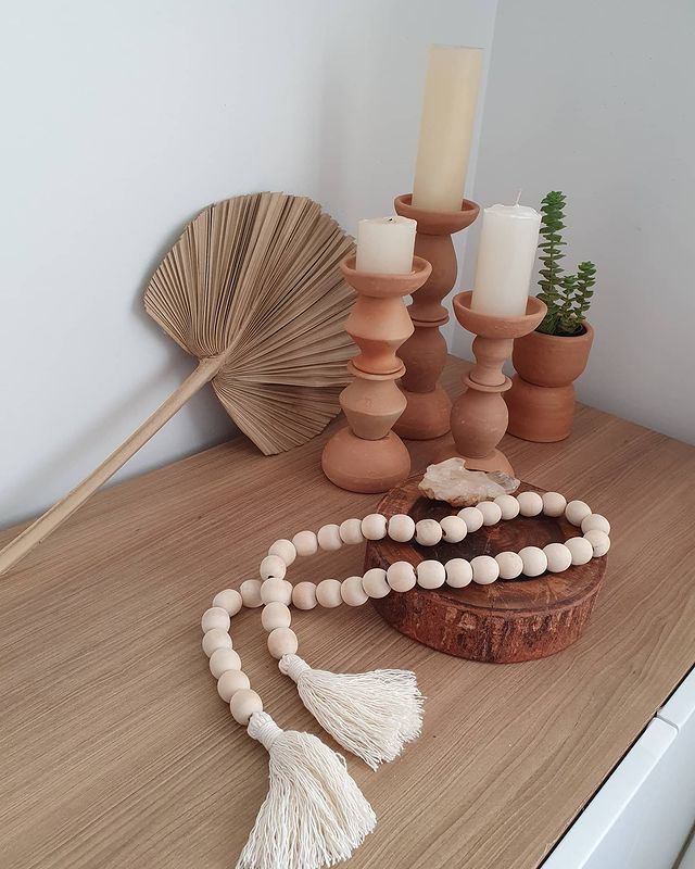 Handmade Bead Tassels for Boho Charm