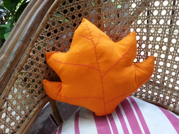 Heirloom Leaf Throw Pillow