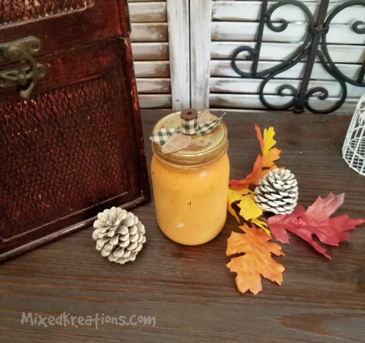 Mason Jar Pumpkins: Upcycled Autumn Lanterns