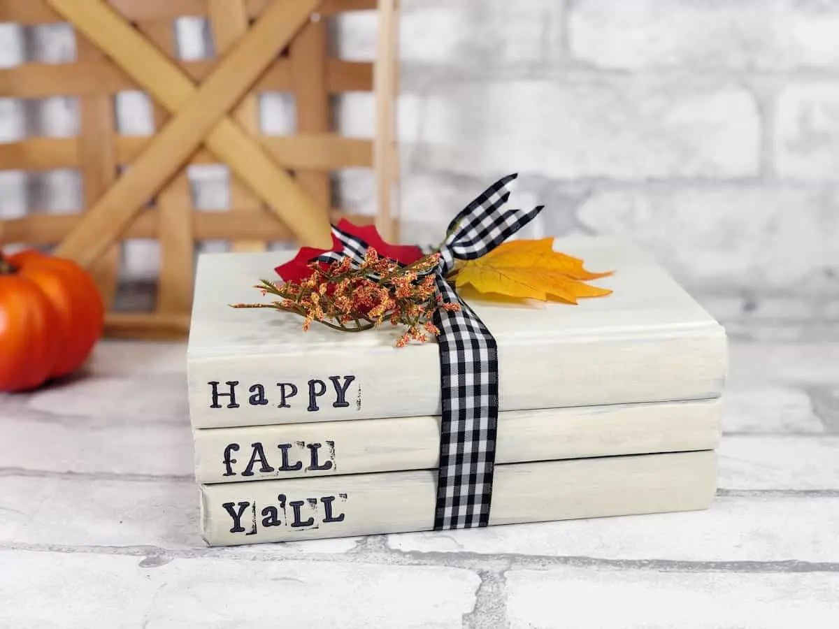 Stamped-Book Autumn Vignettes