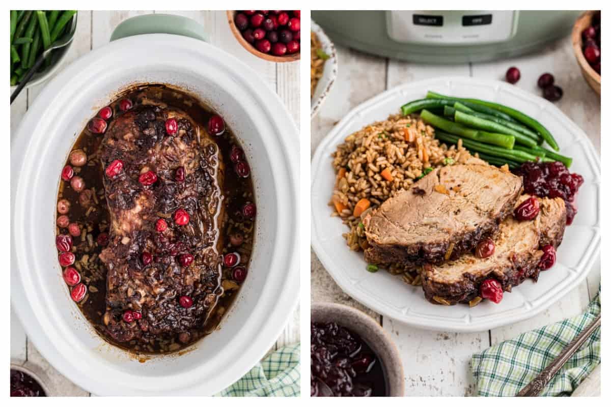Maple Spiced Cranberry Pork Loin