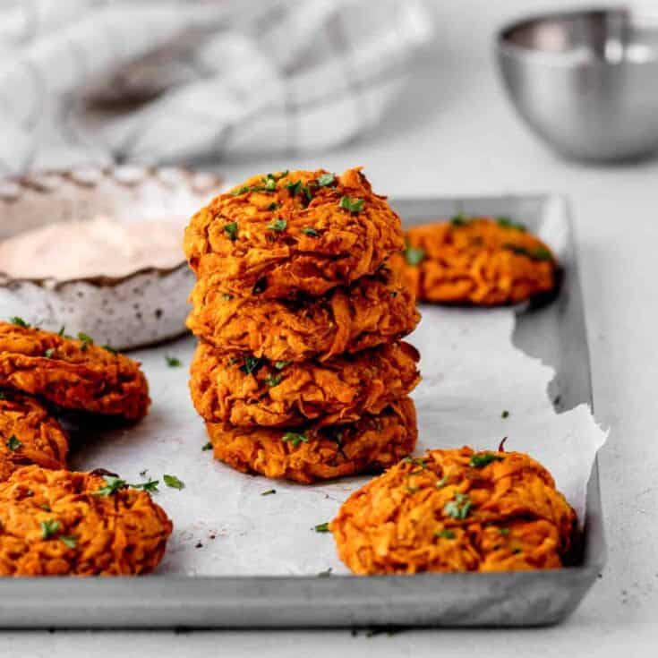 Crisp-Top Sweet Potato Cakes with Sage Brown Butter