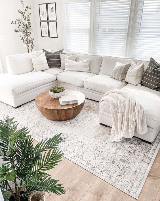 Begin with a Rug That Defines the Conversation Area