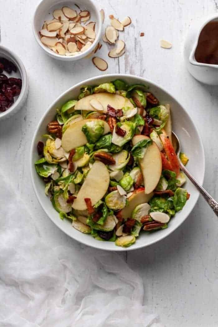 Crisp Brussels, Bacon & Apple Harvest Salad