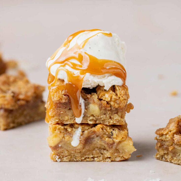Buttery Orchard Caramel Squares
