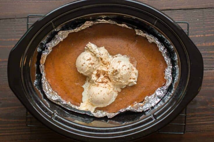 Crockpot Brown Sugar Pumpkin Custard