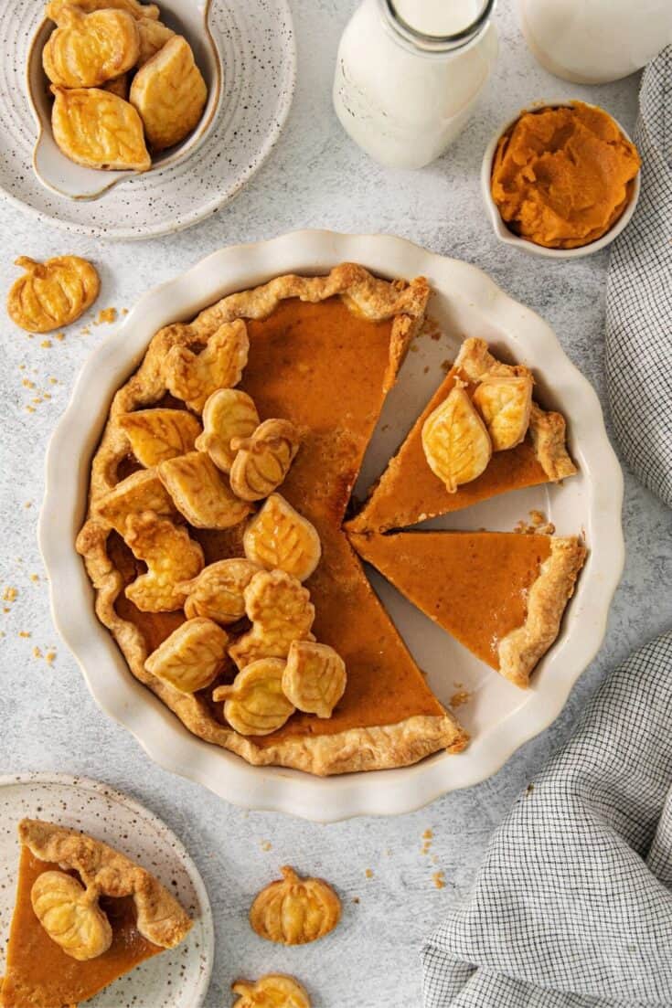 Autumn Cream Pumpkin Pie