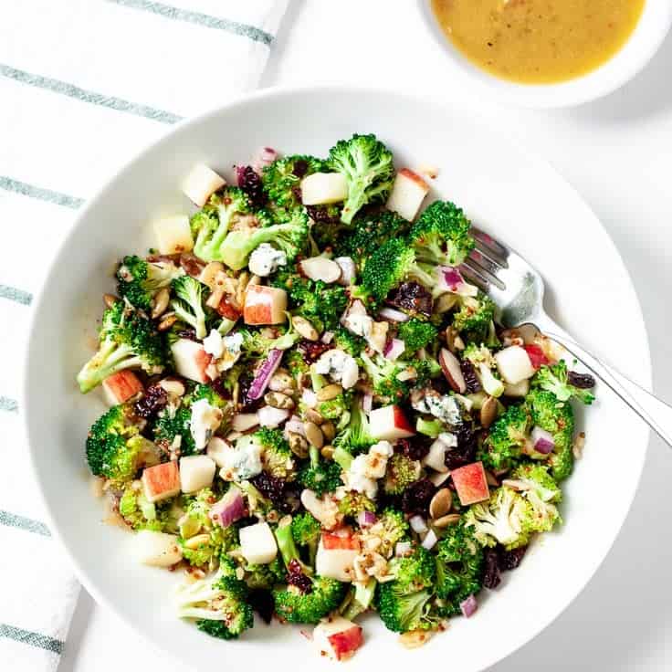 Harvest Roasted Broccoli & Apple Slaw