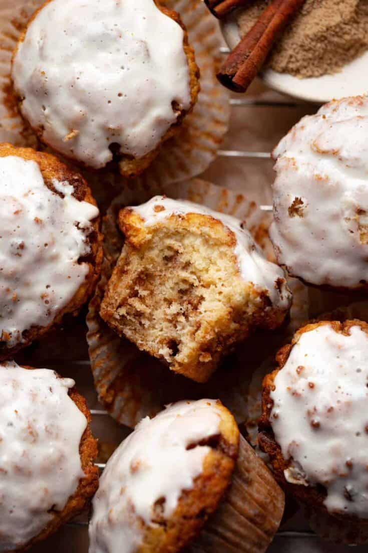 Maple-Style Cinnamon Swirl Cupcakes