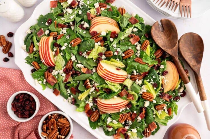 Autumn Orchard Salad with Warm Bacon Vinaigrette