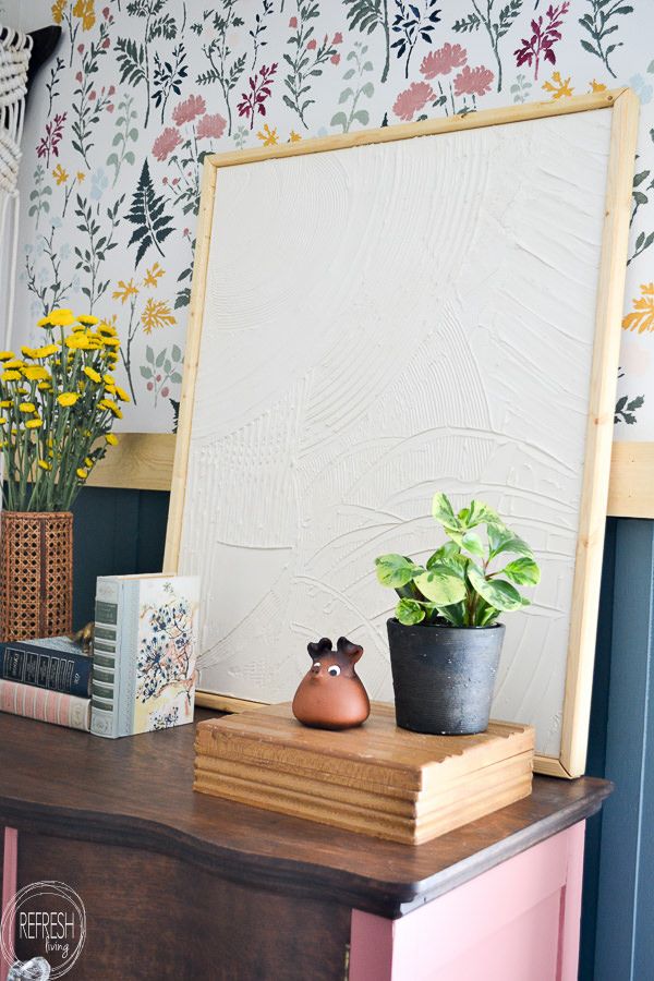 Textured Drywall Canvas Art