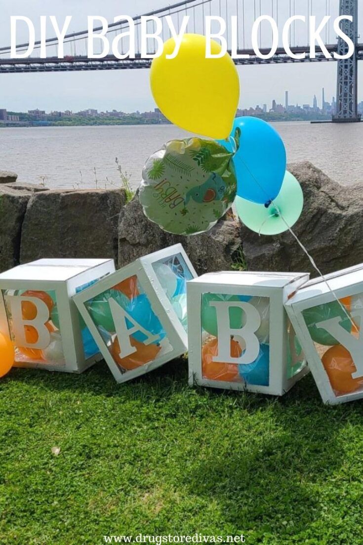 Oversized Baby Block Display