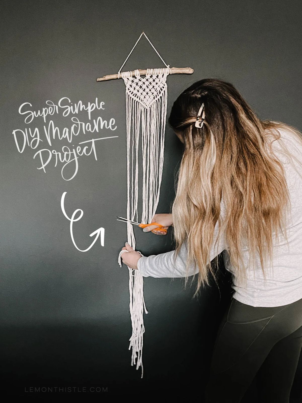 Classic Macrame Wall Hanging Charm