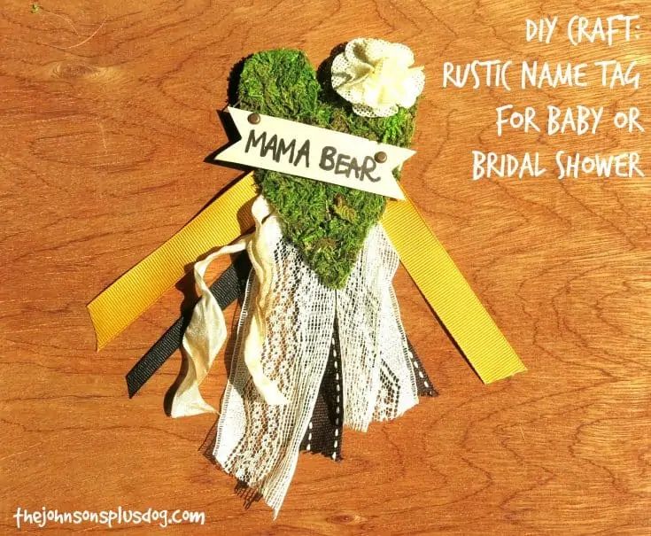 Woodland Keepsake Name Badges