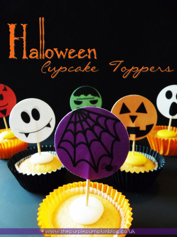 Printable Halloween Cupcake Picks