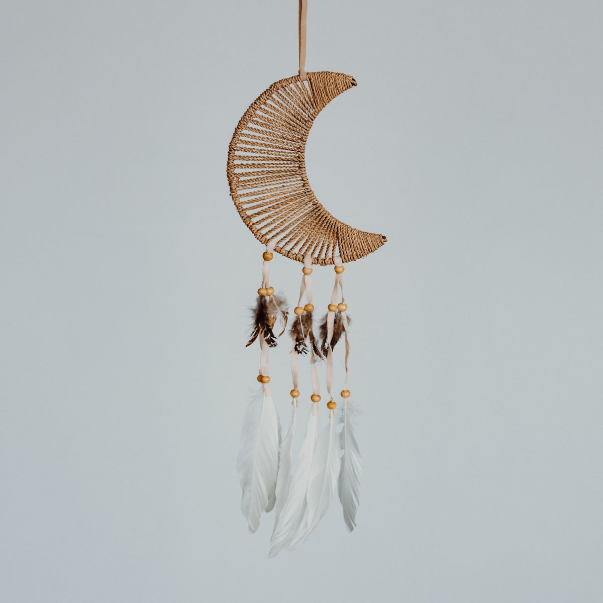 Serene Crescent Moon Wall Decor