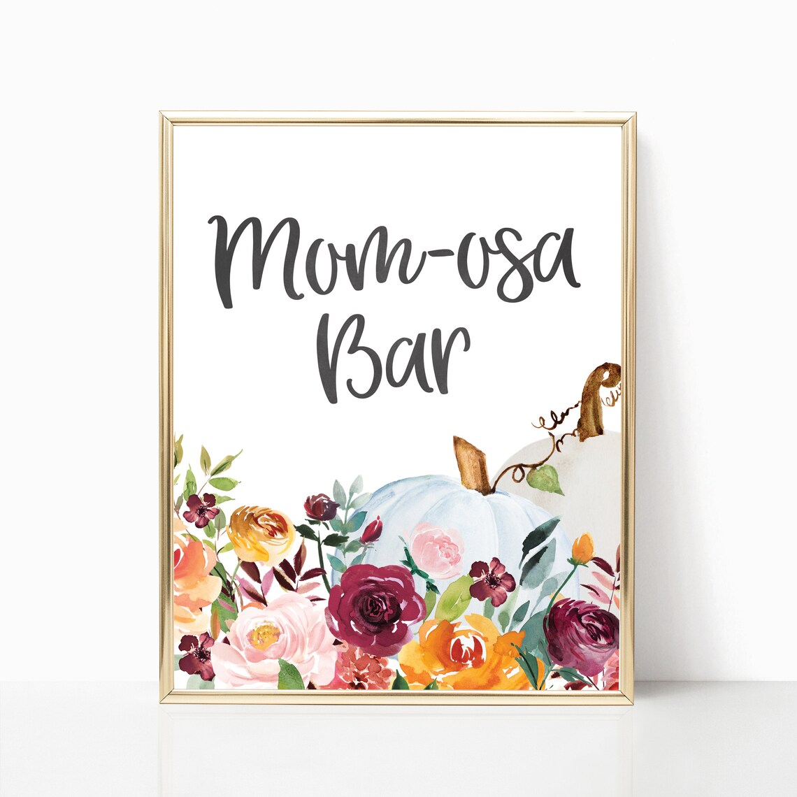 Mom-osa Mocktail Sign