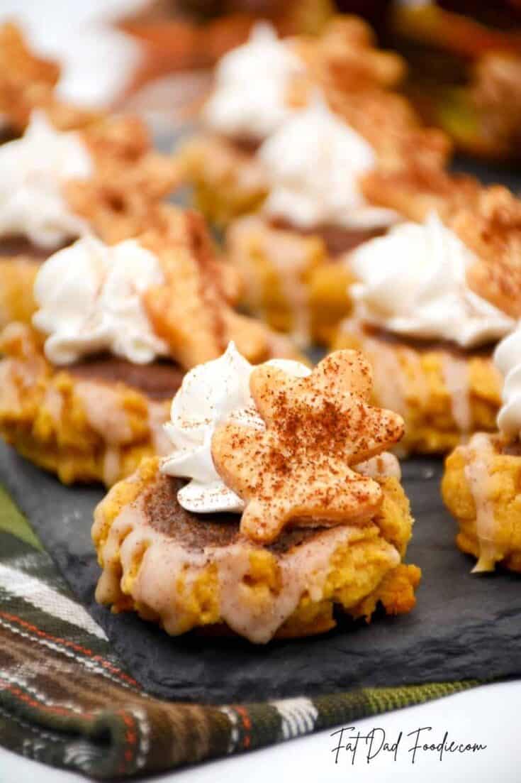 Autumn Spice Shortbread Sandwiches