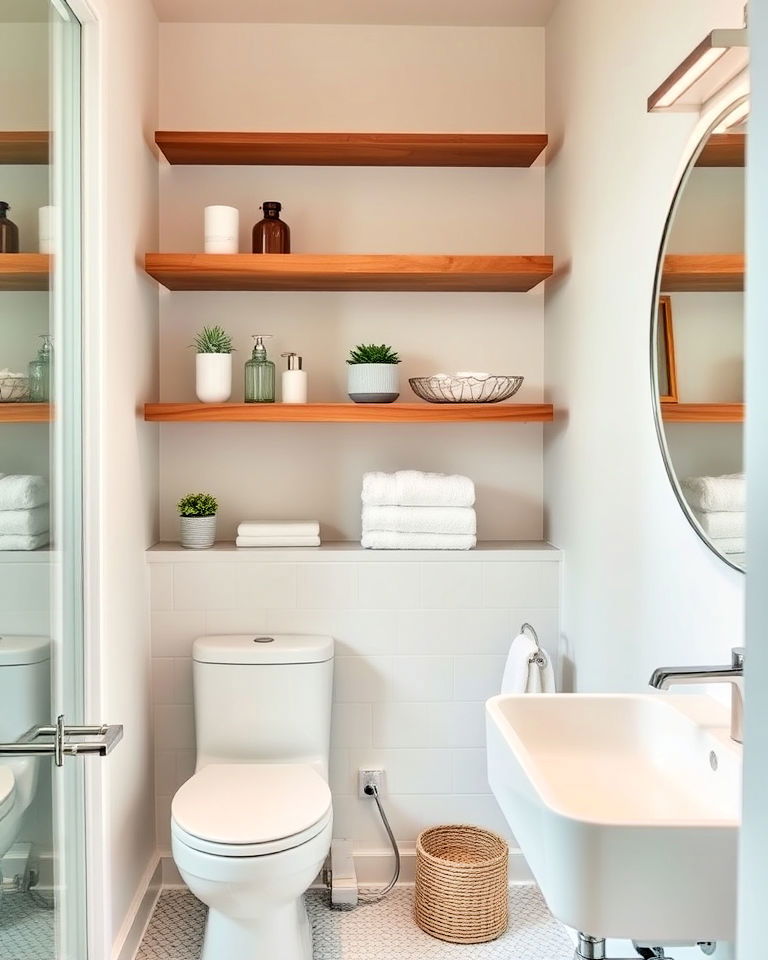 Claim an Unused Wall With Open Shelving