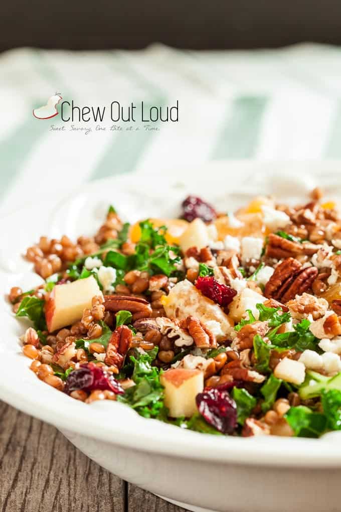 Autumn Orchard Wheat Berry Bowl