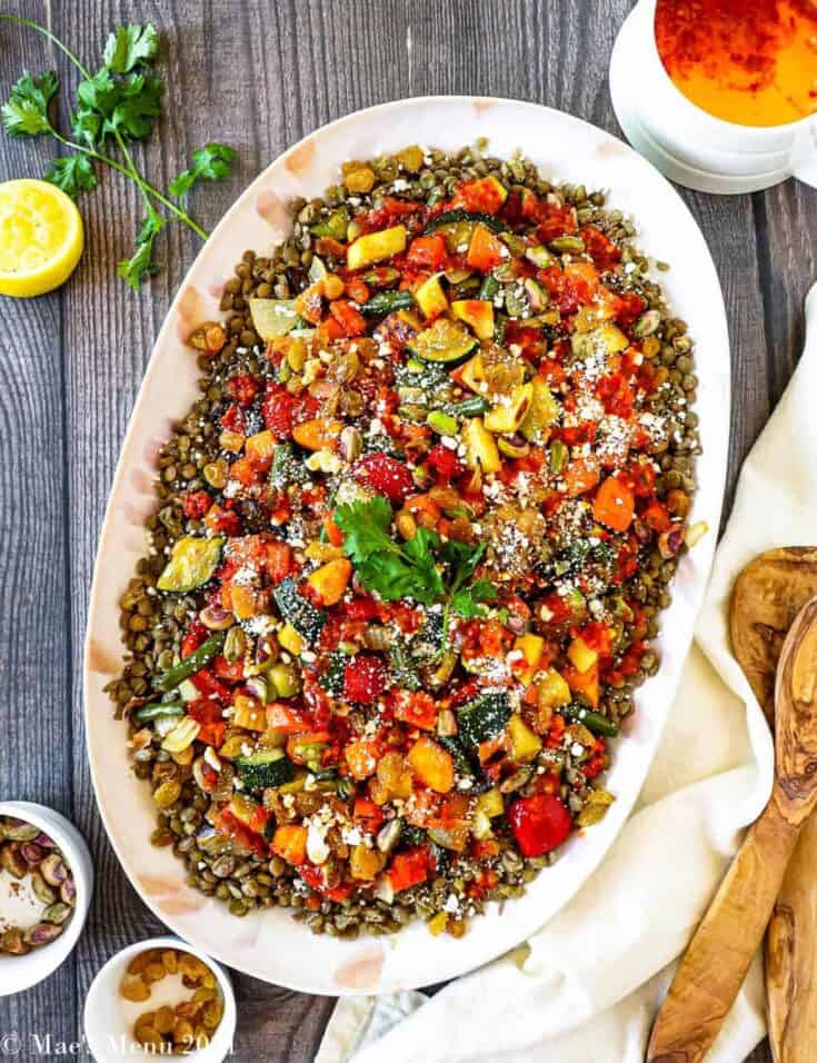 Citrus-Spiced Roasted Vegetable Mezze