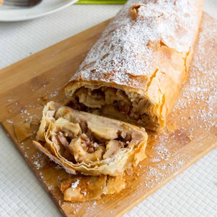 Autumn Folded Apple Loaf