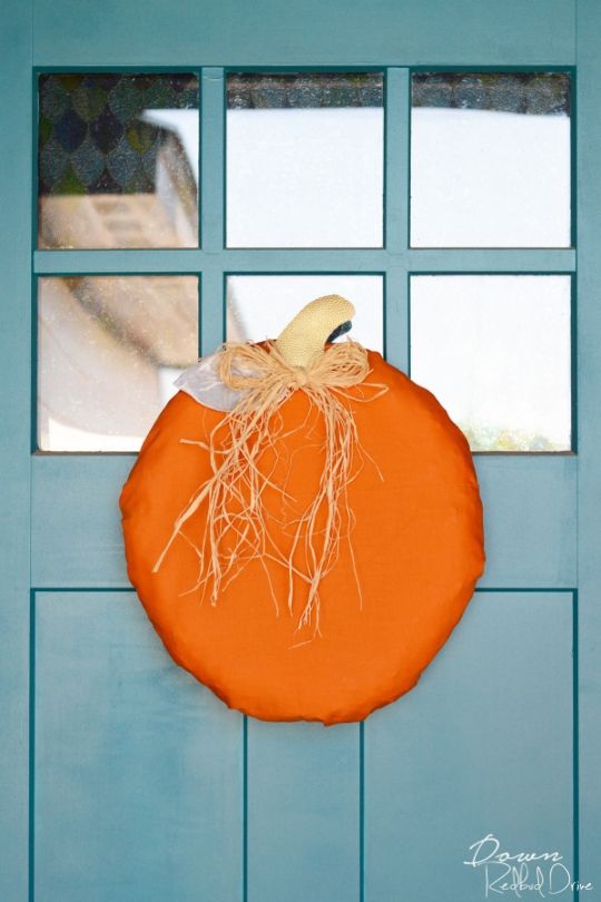 Pumpkin Glow Welcome Wreath