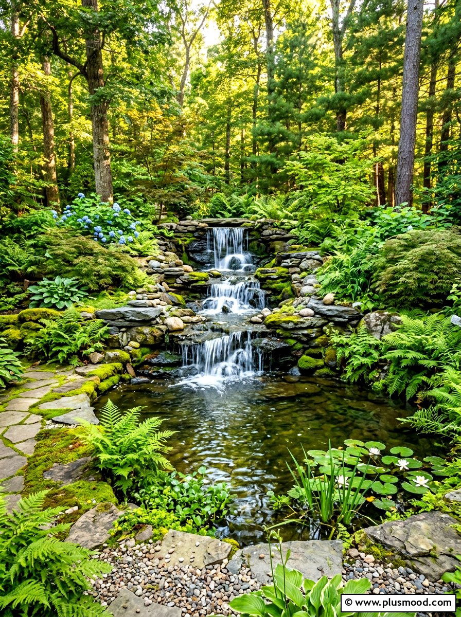 Bring Movement In With a Low Waterfall