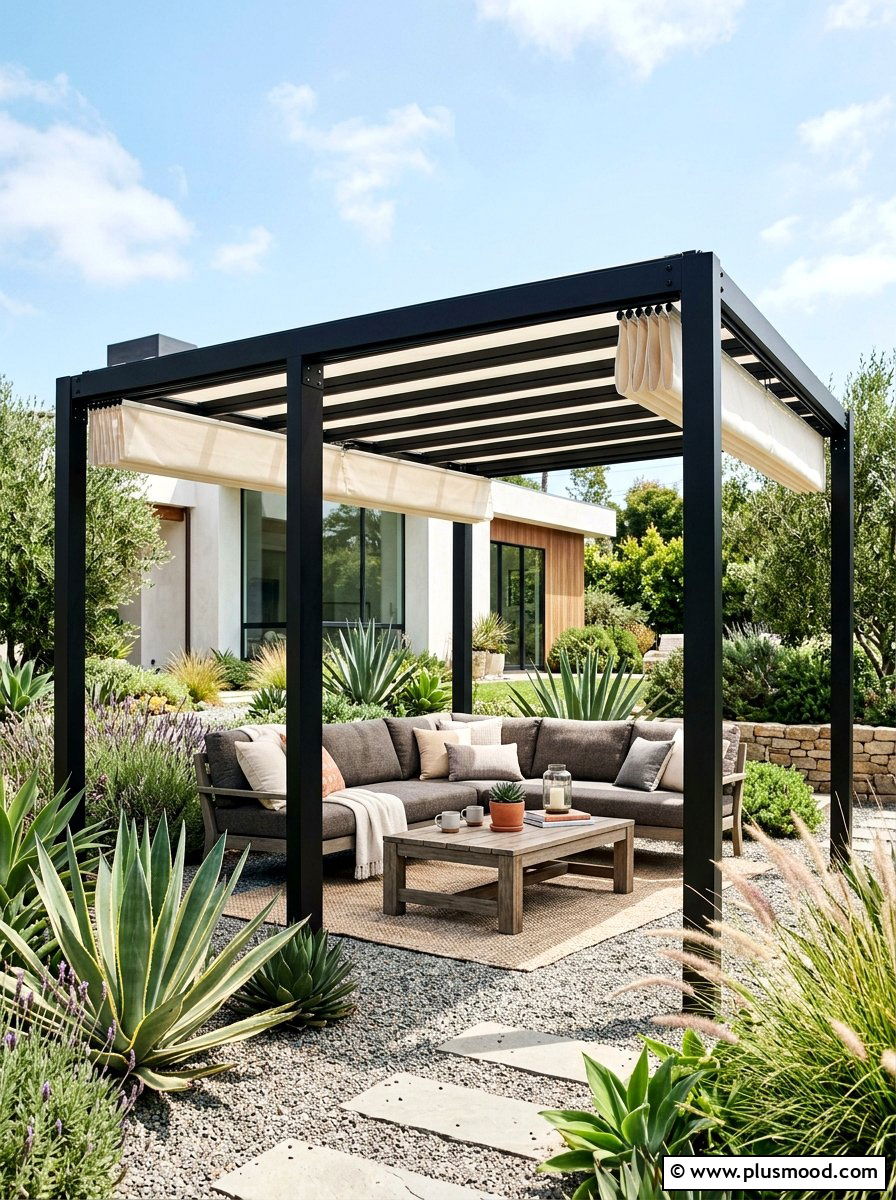 Control the Sun With an Adjustable Pergola