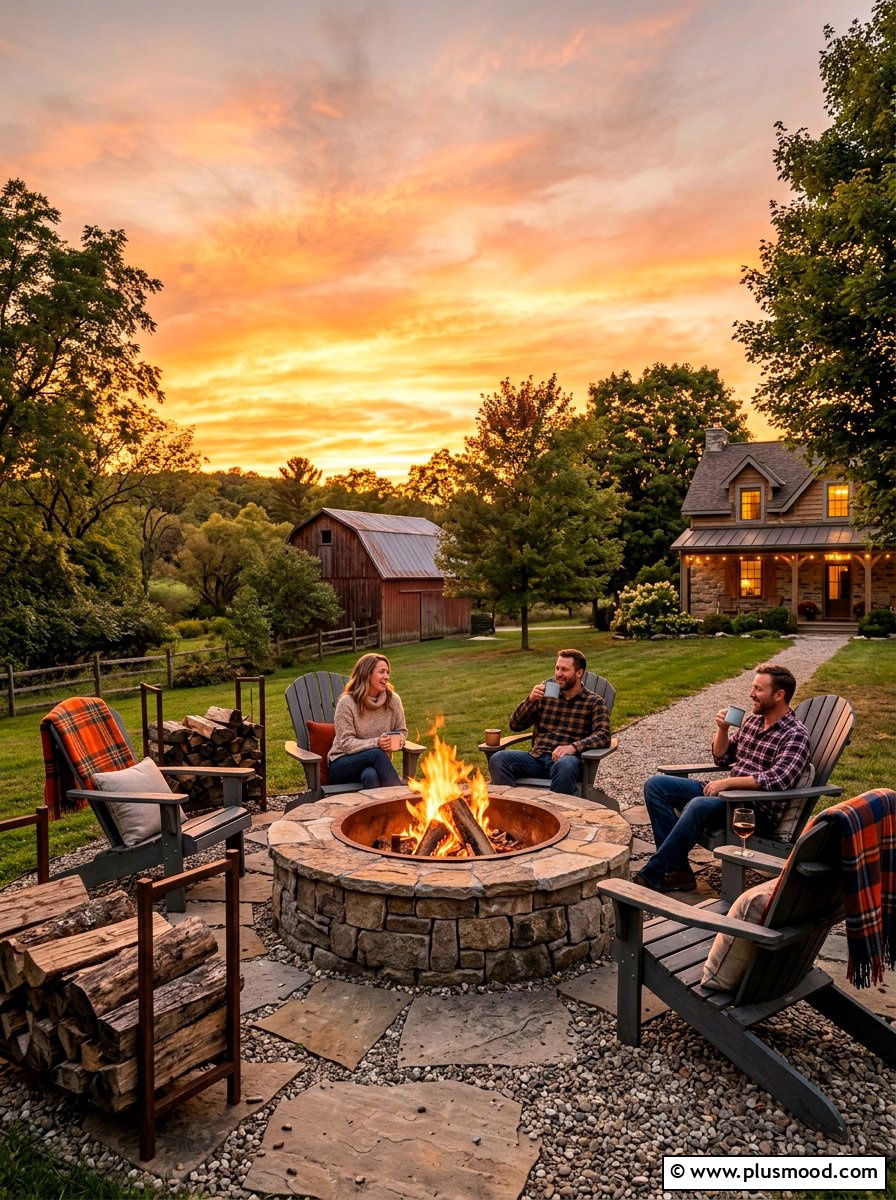 Gather Around a Simple Fire Circle