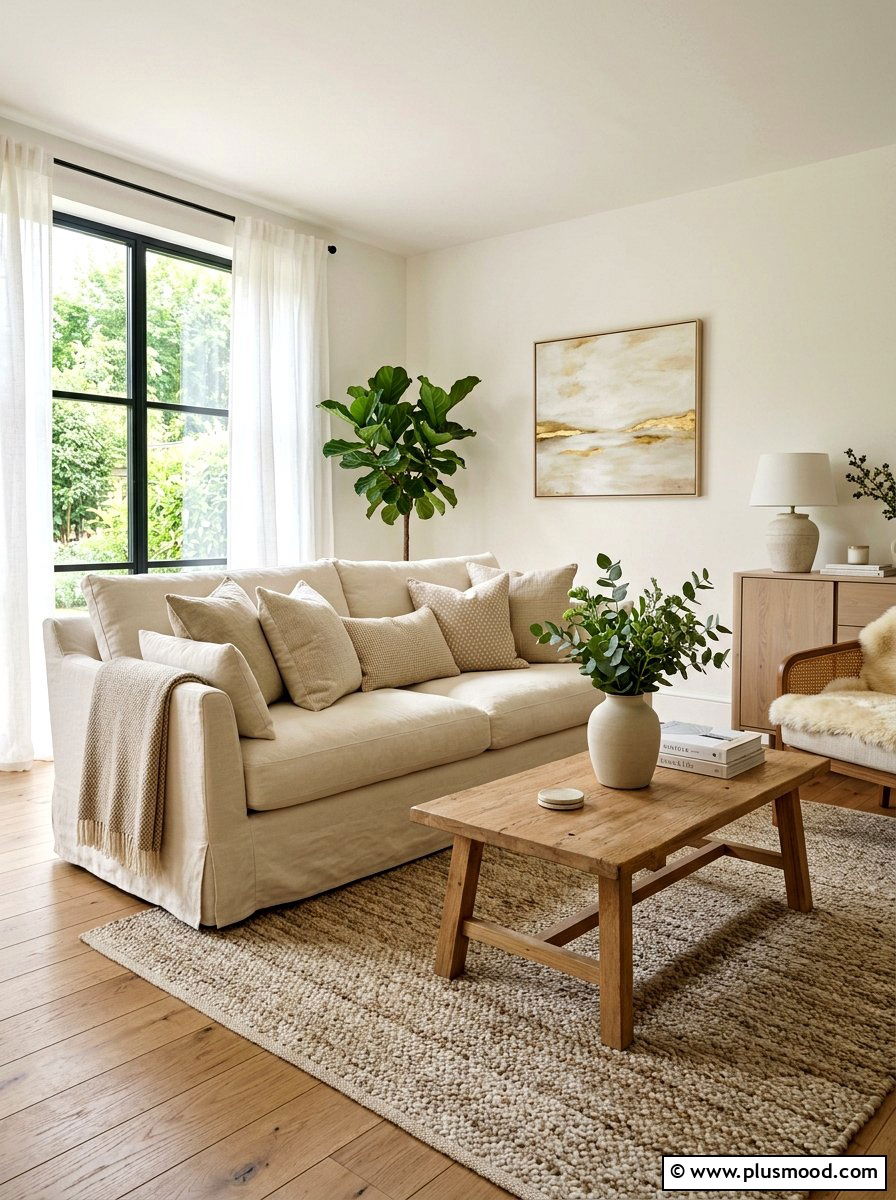 Effortless Coastal Charm with Slipcovered Sofas