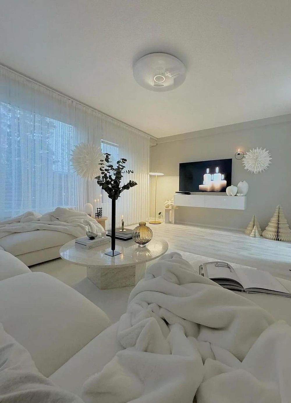 Elevate Your Space with Sheer White Drapes
