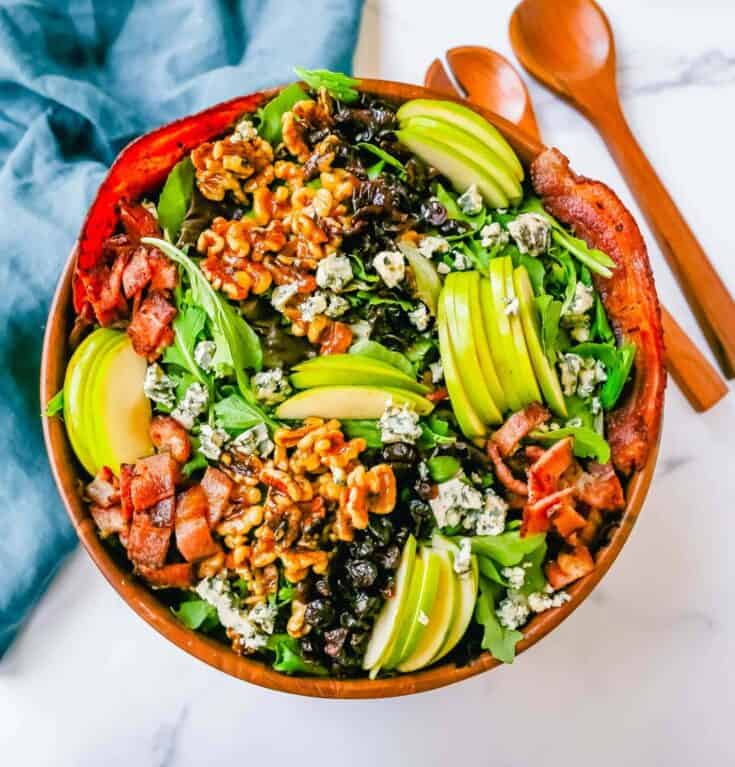 Autumn Orchard Harvest Salad with Apple Cider Vinaigrette