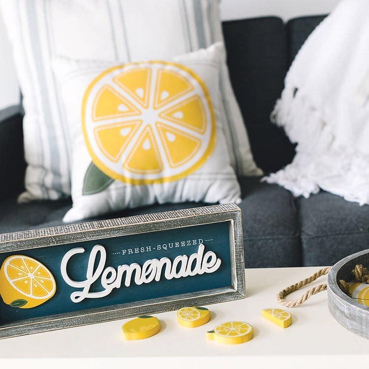 Charming Summer Idea: Of Yellows Whites And Greys
