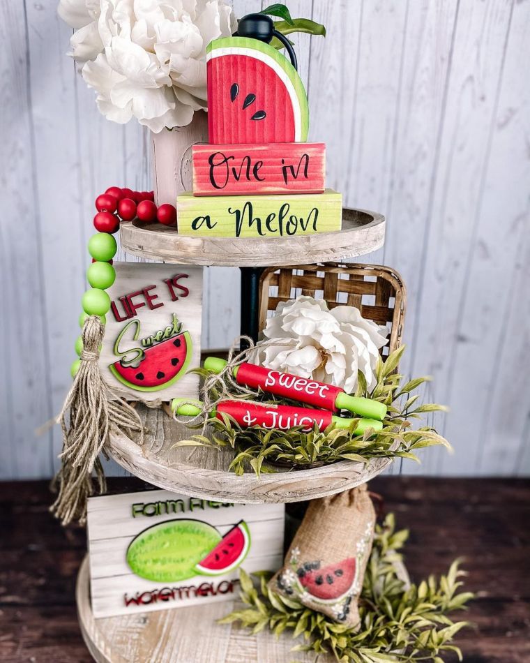Charming Summer Idea: One In A Melon Watermelon Display
