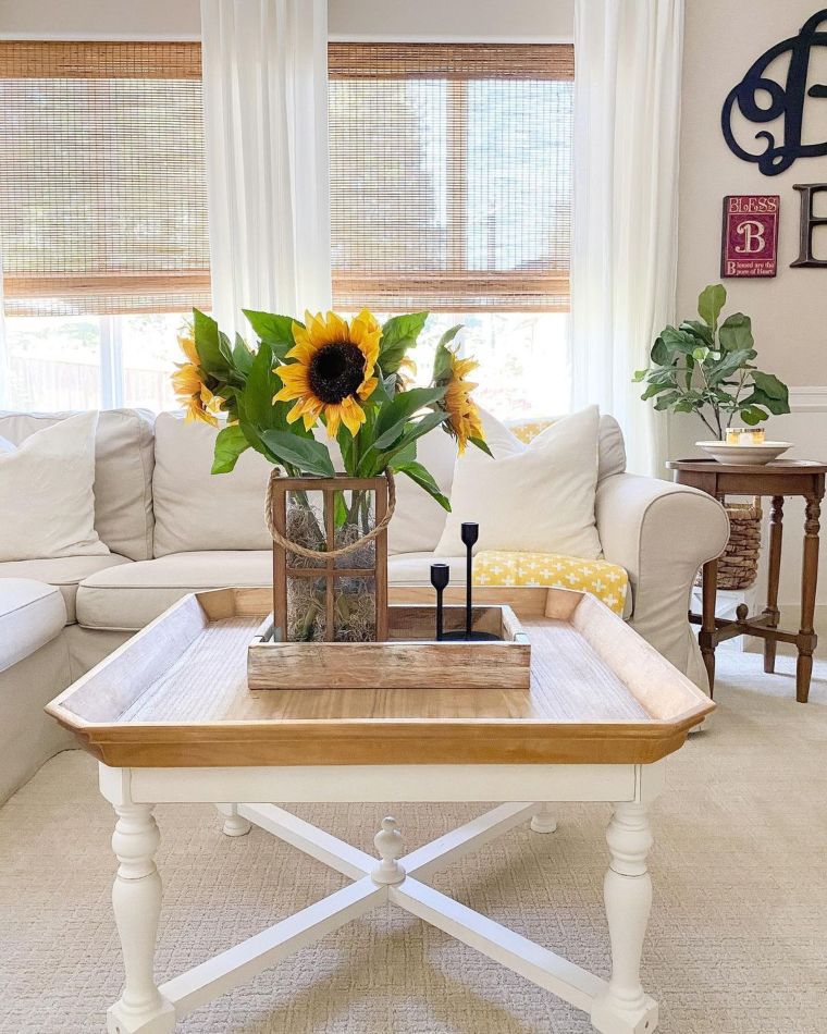 Charming Summer Idea: Sunflowers For A Summer Day