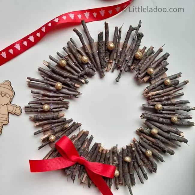 Twig Wreath: Rustic Winter Door Accent