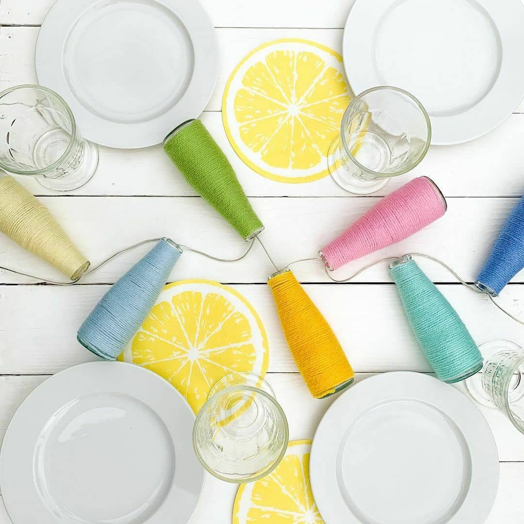 Charming Summer Idea: Lights Camera Anda Bottle