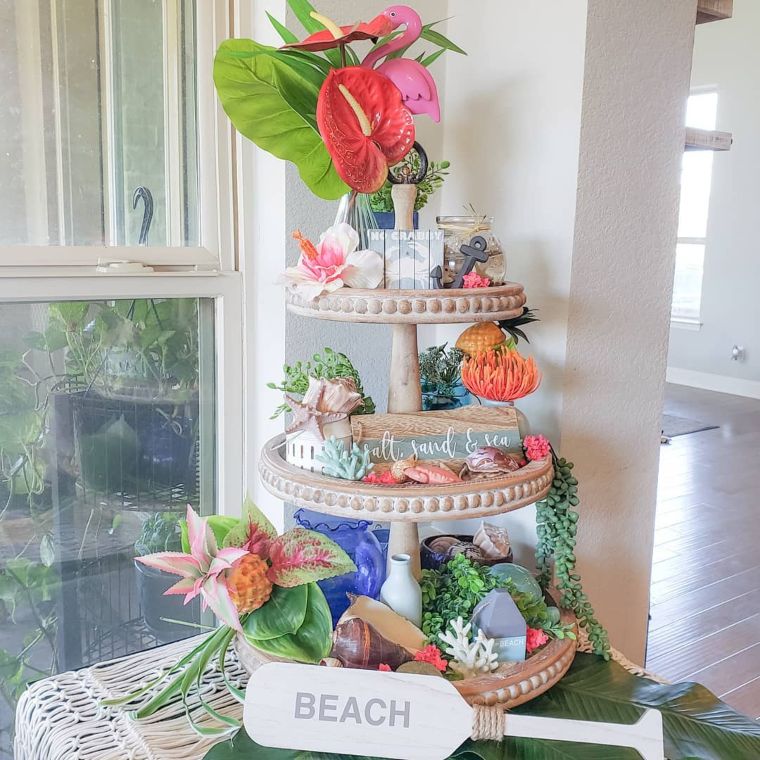Charming Summer Idea: Threetiered For Summer Display