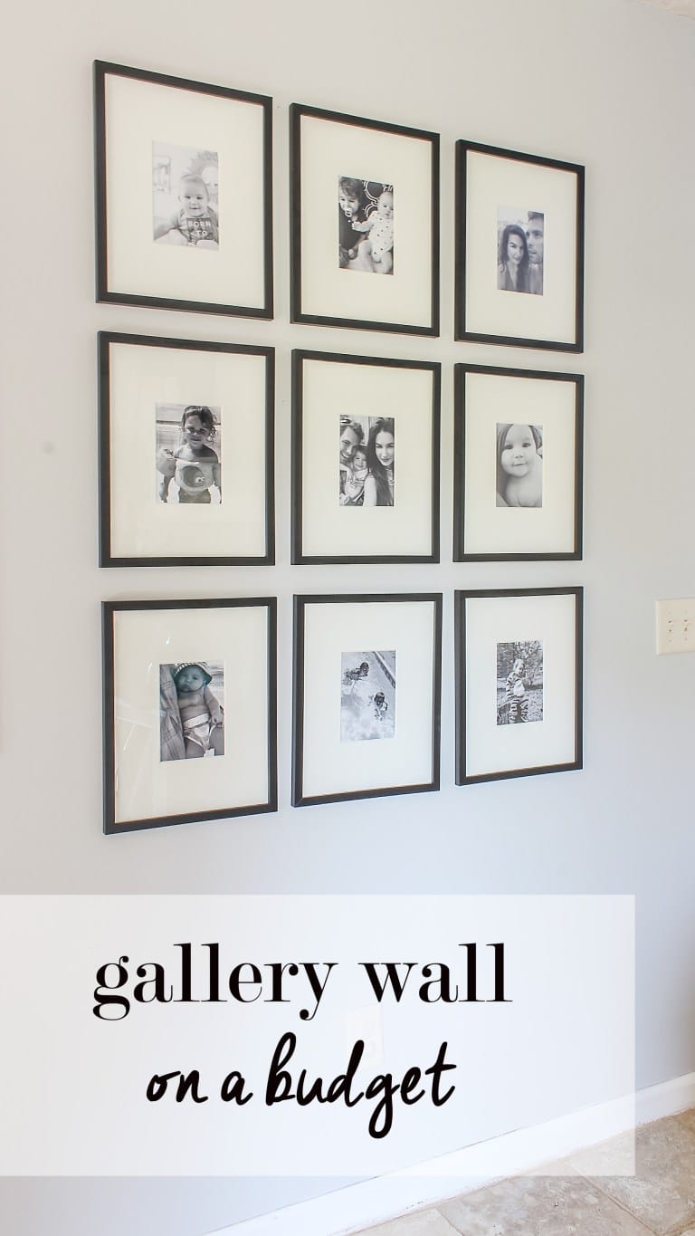 Chic Gallery Wall Makeover on a Shoestring