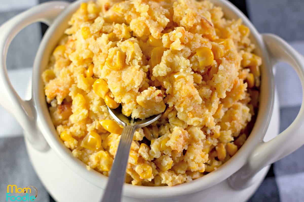 Herbed Slow-Cooker Corn Spoonbread