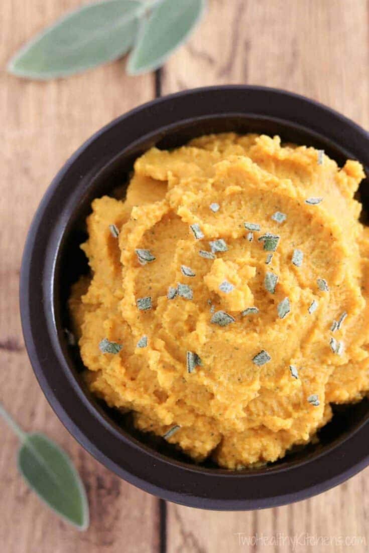 Sage-Kissed Pumpkin Chickpea Spread
