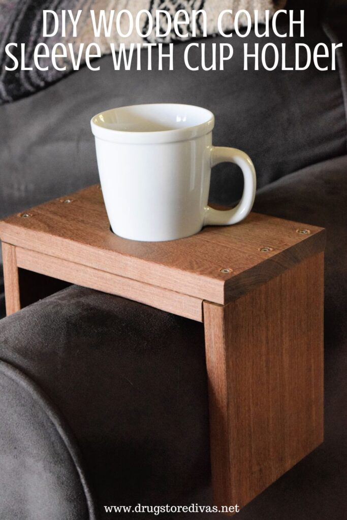 Wooden Couch Sleeve With Built-In Cup Holder for Ultimate Relaxation