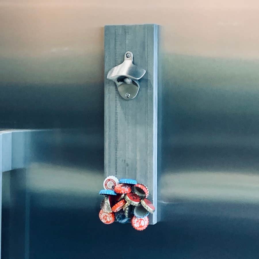 Magnetic Bottle Opener That Catches Caps Automatically