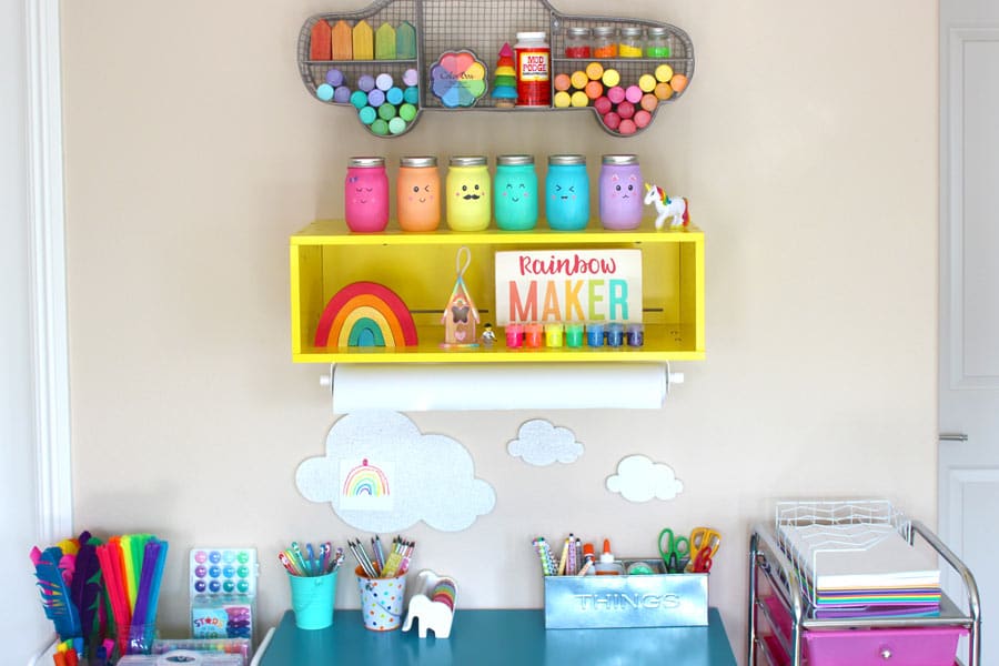 Mini Makers’ Studio: A Colorful Craft Nook