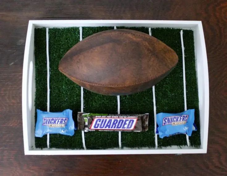 Game Day Football Field Serving Tray for Hosting in Style