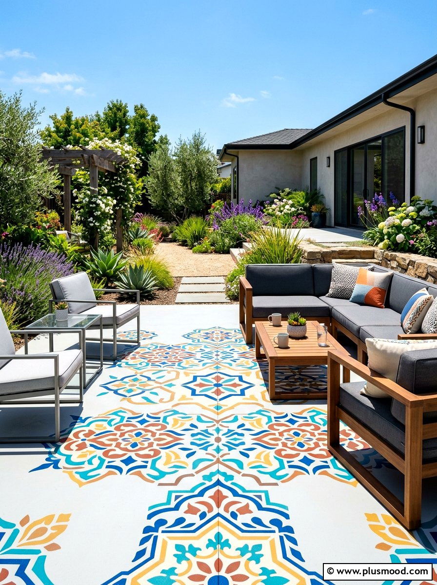Change the Mood of a Plain Concrete Slab