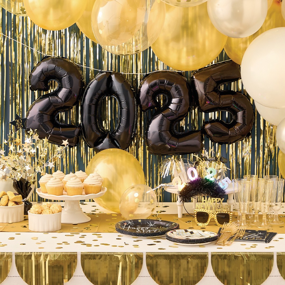 Use a Foil Curtain for Instant Party Energy