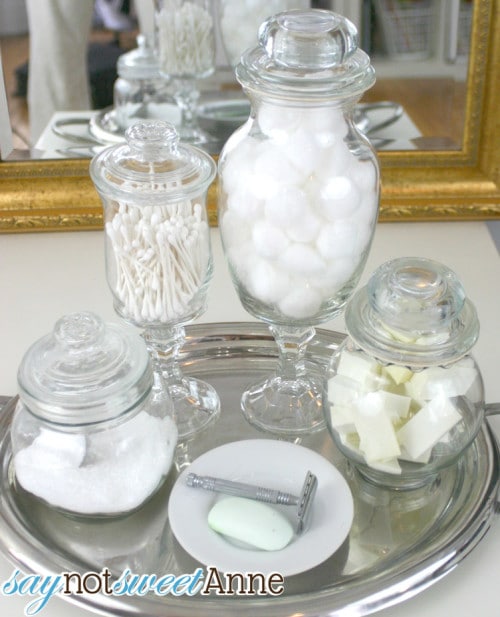 Elegant DIY Apothecary Jars for Countertop Essentials