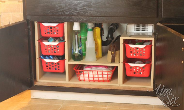Customized Under-Sink Shelving for Maximum Depth